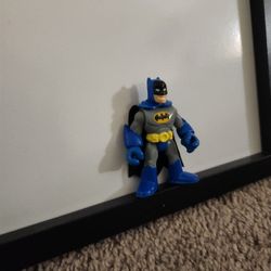 DC Comic Batman Grey & Blue Black Cape -Great Used Imaginext Figure - USED