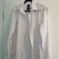 H&M Small White Dress Shirt