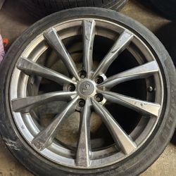 Infinity G37 Reams With Tires