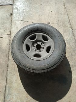 Chevy Rim and Tire