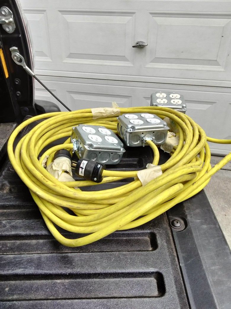 Extension Cords Multiple Connectors Options $75 Each