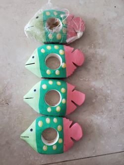 Wood Fish Napkin Rings