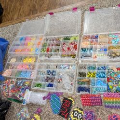 Huge Jewelry Making / Kandi Bead Supply Lot.