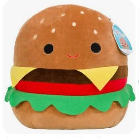 Hamburger Squishmallow In Good Conditions