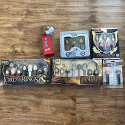 Pez collectibles (Lord Of The Rings, The hobbit, Presidents, Harry Potter, Orange County Choppers, Dog)