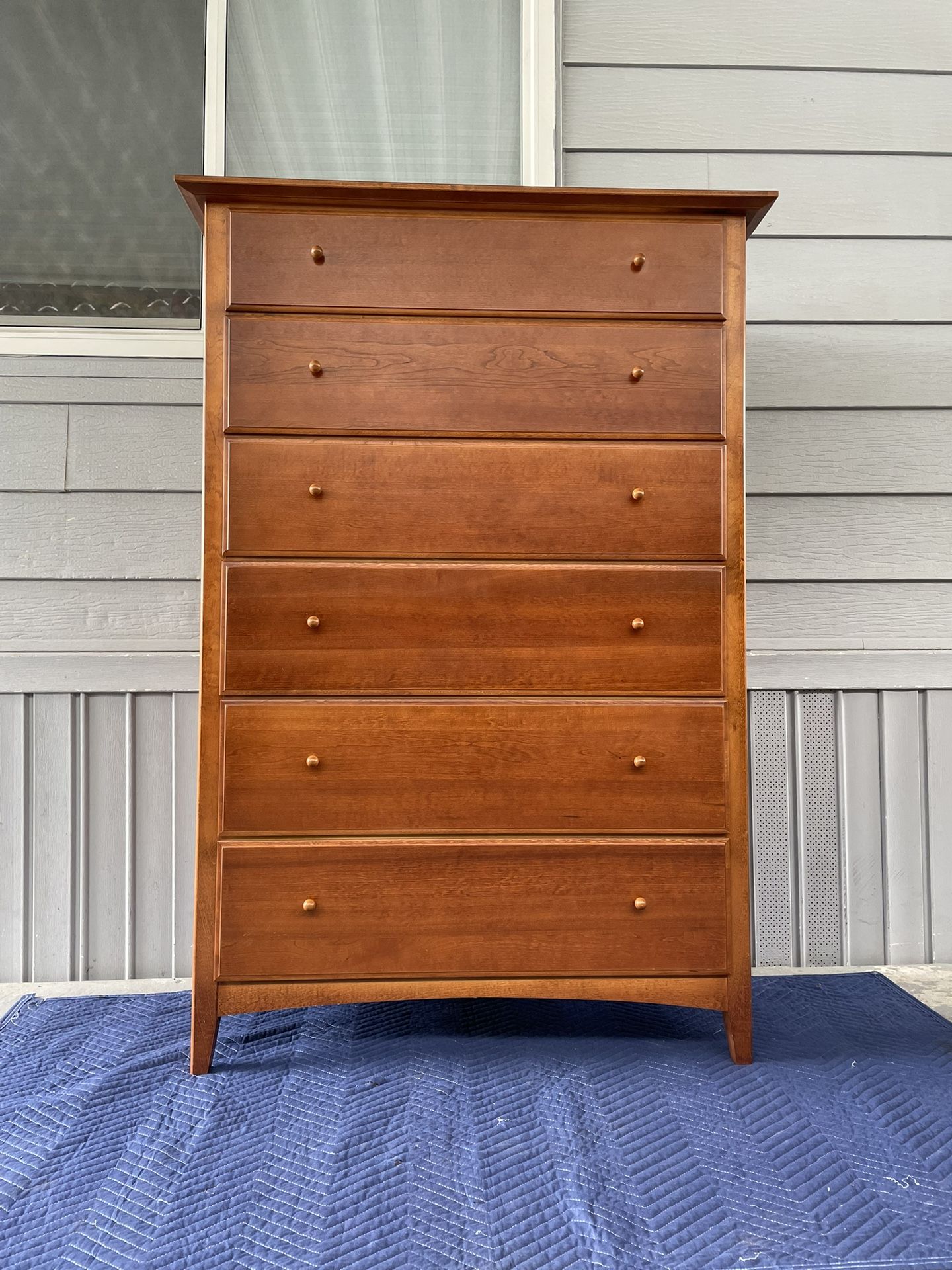 Thomasville Shaker Style Cherry Tall Chest