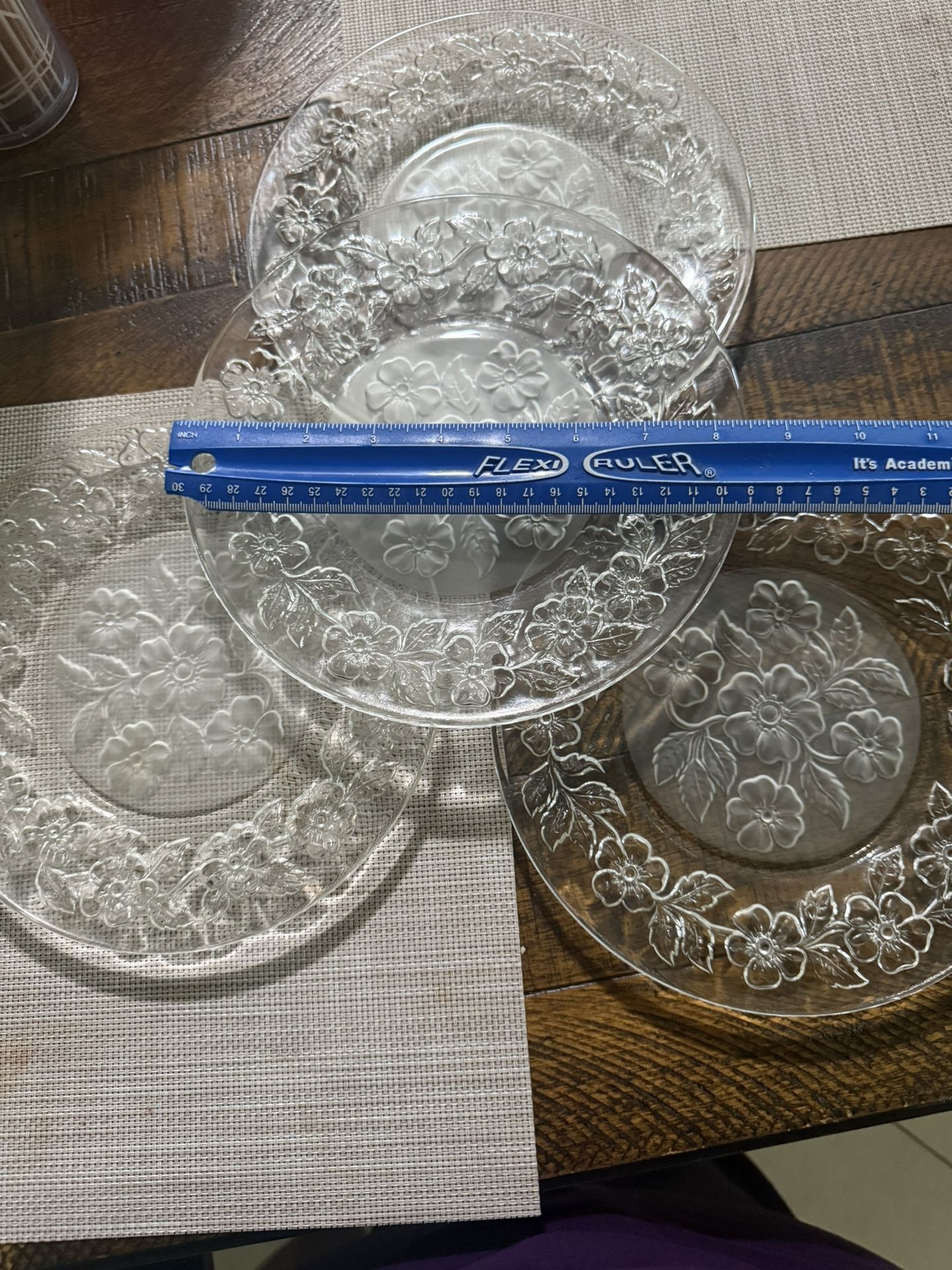 Princess House Vintage Salad Plates Set 4