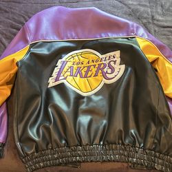 Vintage Lakers Leather Jacket
