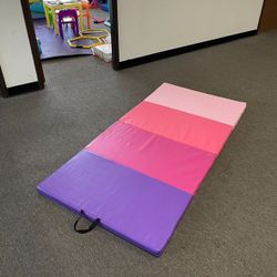 New 3’x6’x2” 4 Fold Gymnastics Mat Exercise Tumbling Gym Mat