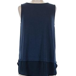 Banana Republic sleeveless layered shell top Size: XS