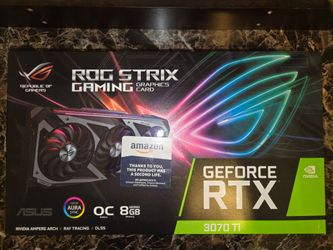 ASUS ROG Strix GeForce RTX 3070 Ti - OC Edition