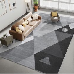 HOMFINE Washable Area Rug