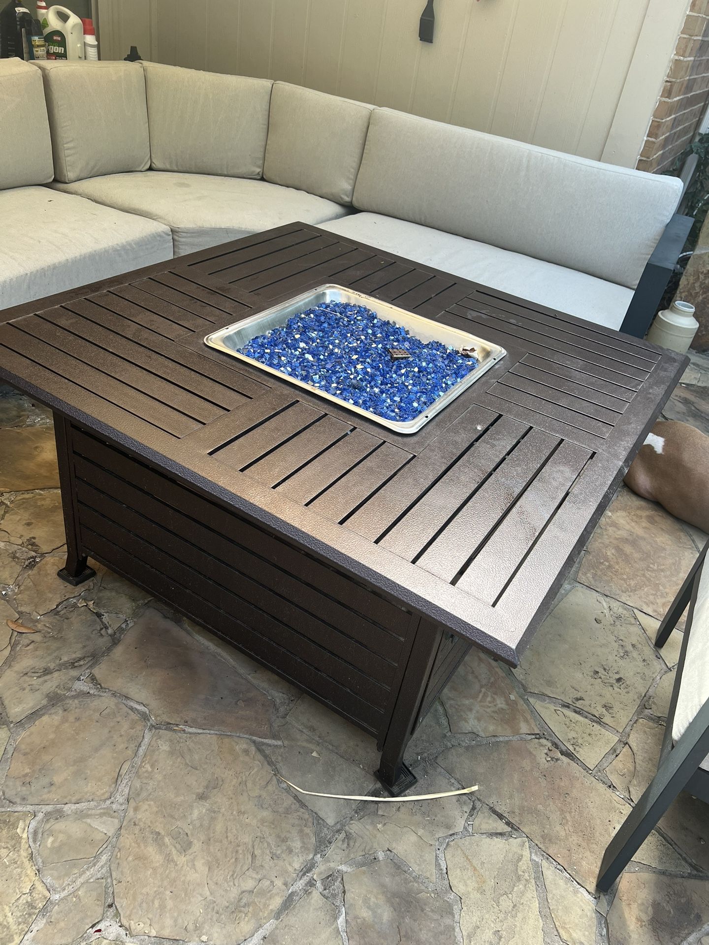 Outdoor Fireplace Table