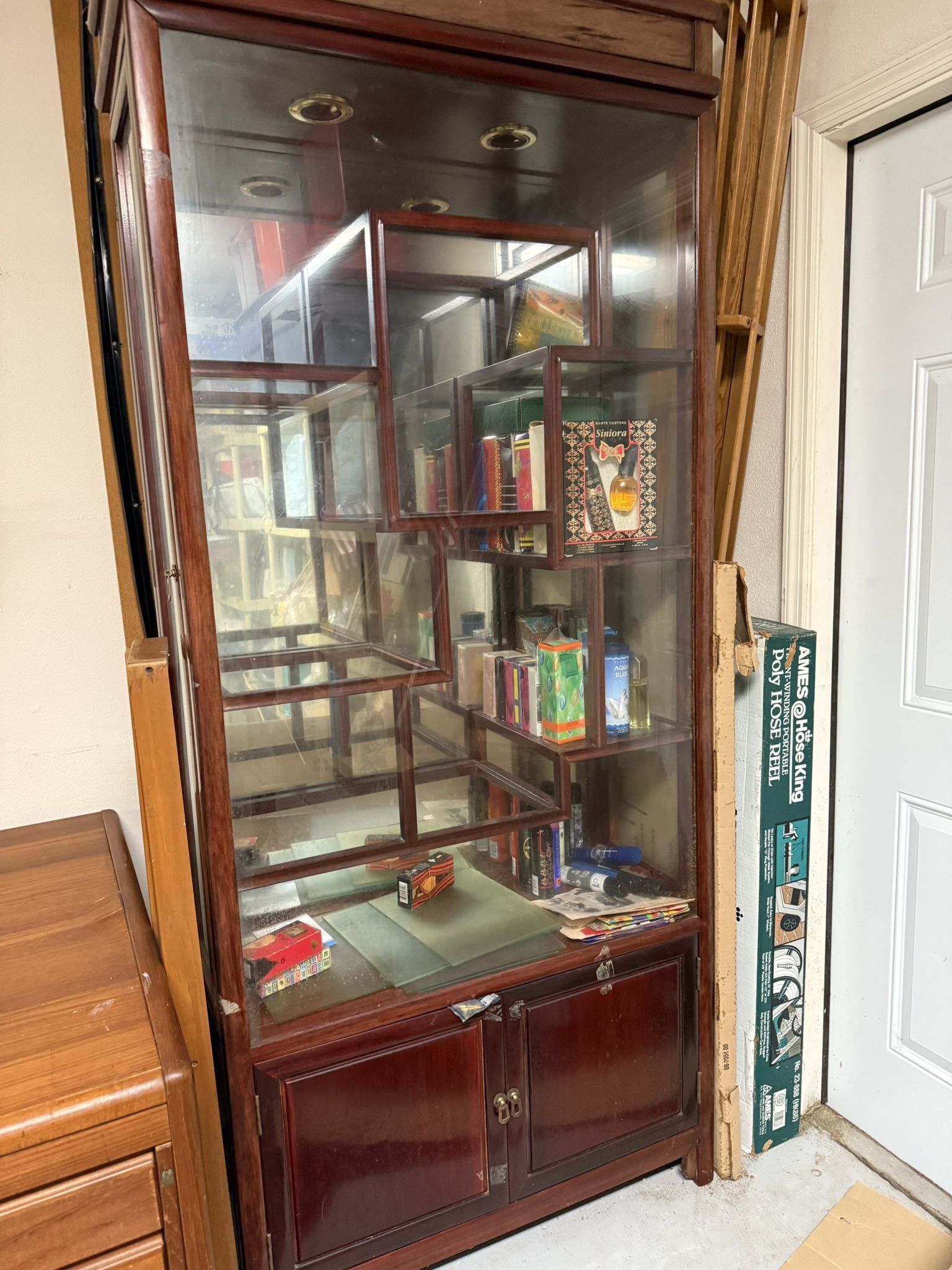 Lighted Glass Display Cabinet