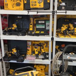 New tools, in good condition.  Prices vary, ranging from $90 to   $720 . dollars.  There is a one month guarantee, the money is not returned, only cre