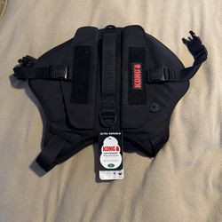 Kong Tactical Vest Harness Black Size Large