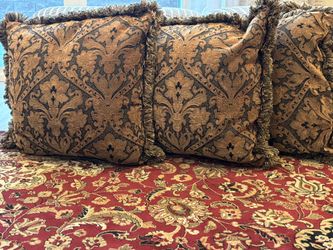 Feather Filled Toss Pillows 