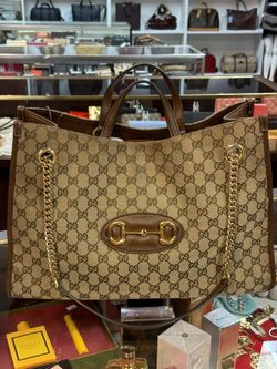 GUCCI HORSEBIT Chain Tote 