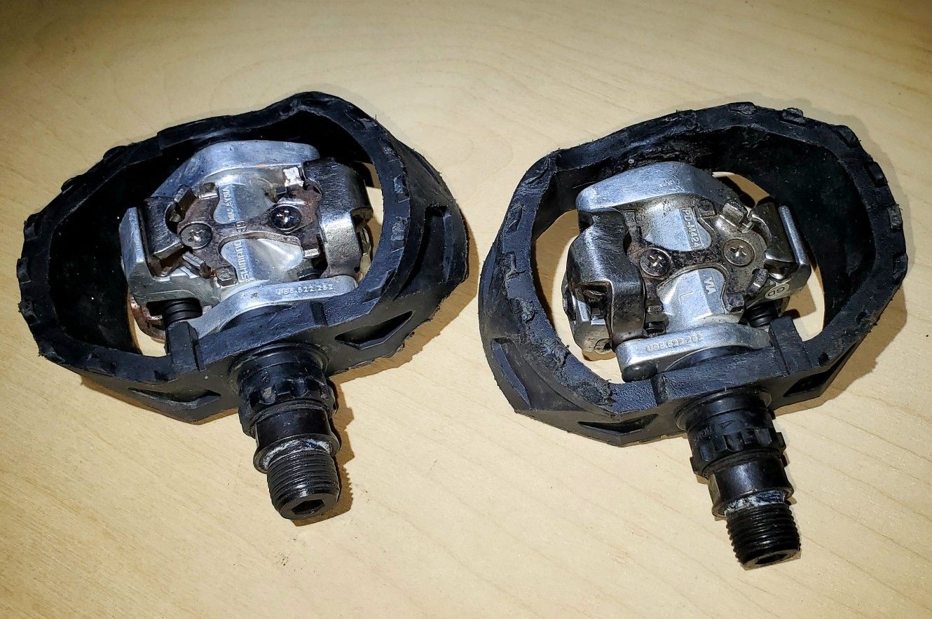 Clipless Platform SPD Bike Pedals - Excellent Condition
