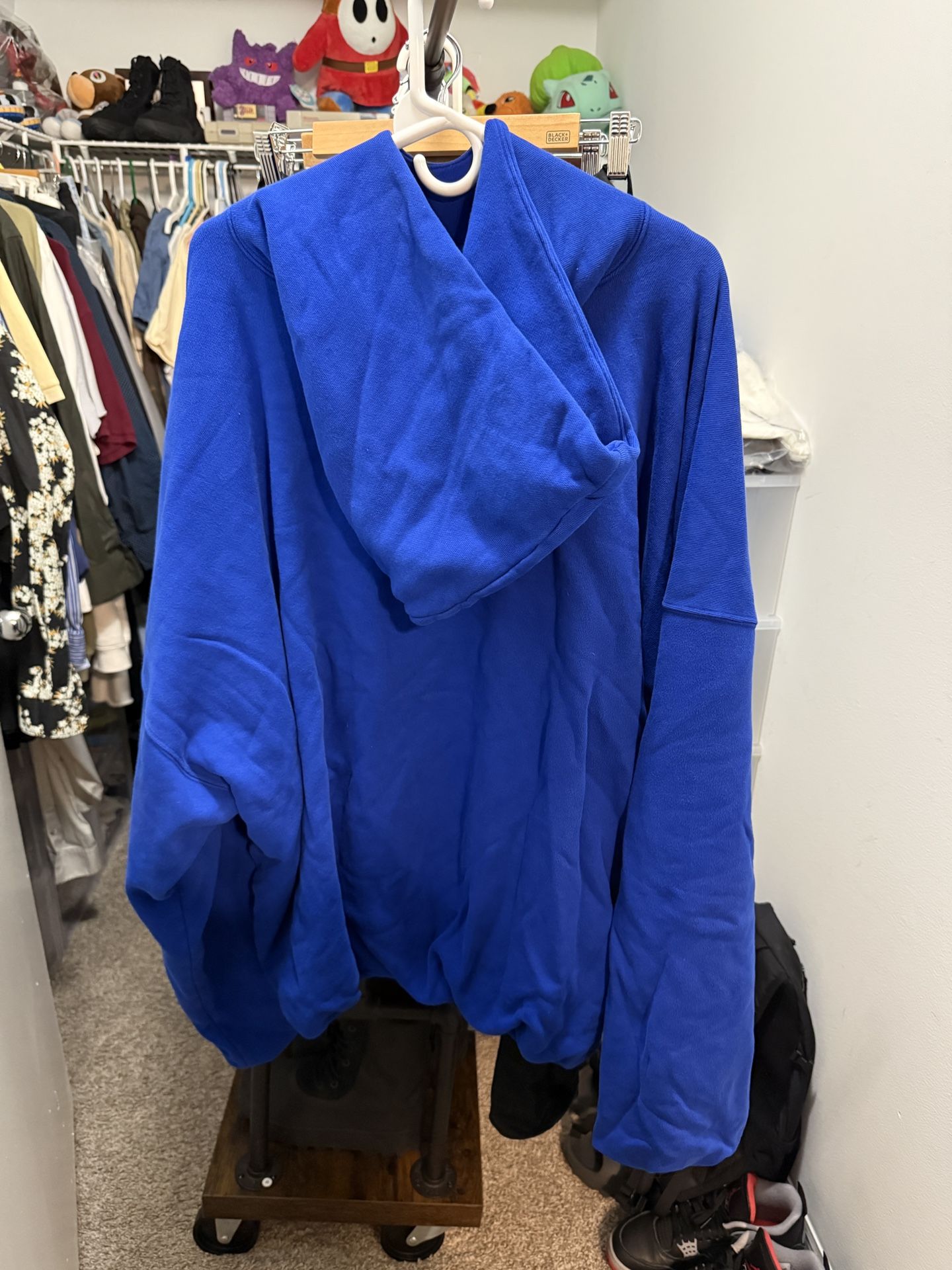 Yeezy Unreleased Blue Dove Perfect Hoodie Size L - www.disolcolor.com