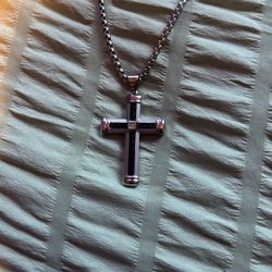 Diamond Cross Necklace 