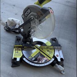 Ryobi 10 Inch Compound Miter Saw With LED Cut Line 