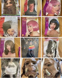 Halloween Wigs, Costumes, Beards