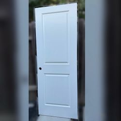 30x80 White 2-Panel Interior Door