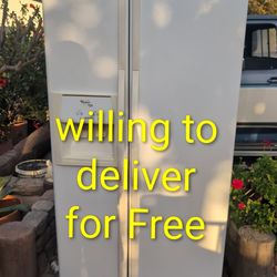 Whirlpool Side by Side Refrigerator 25 cuft