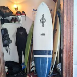 7'6 Surfboard Mega Mini Magic New Funboard Surftech