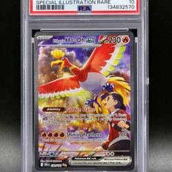 Pokemon PSA 10 – Ethan's Ho-oh ex 230 – Destined Rivals– GEM Mint Slab