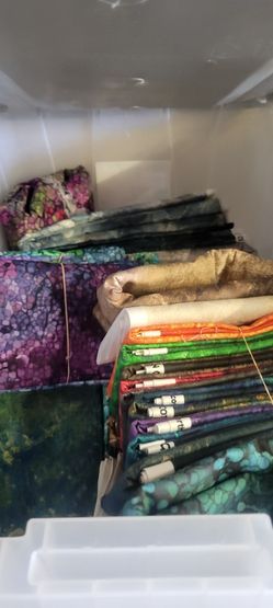 Patterned cotton fabric