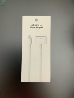 Apple Lightning to 30-pin adapter - New unopened