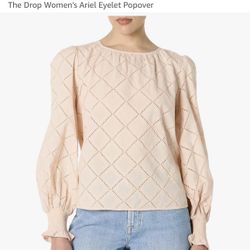 $10-The Drop Women's Ariel Eyelet Popover