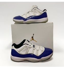 Air Jordan 11 Retro Low White Concord Size 12