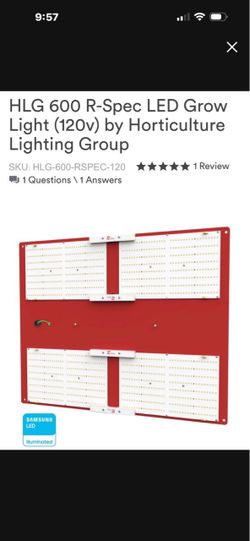 Hlg Rspec 600 Grow Light