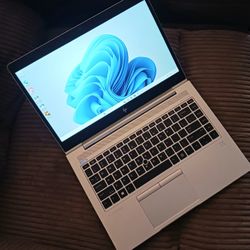 Touchscreen HP EliteBook Laptop AMD Ryzen 5 Pro CPU 16GB RAM 512GB NVMe SSD ATI Radeon Graphics Webcam Windows 11 Professional 