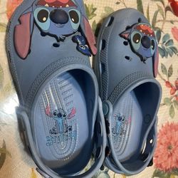 Stitch Crocs Size Junior 2 