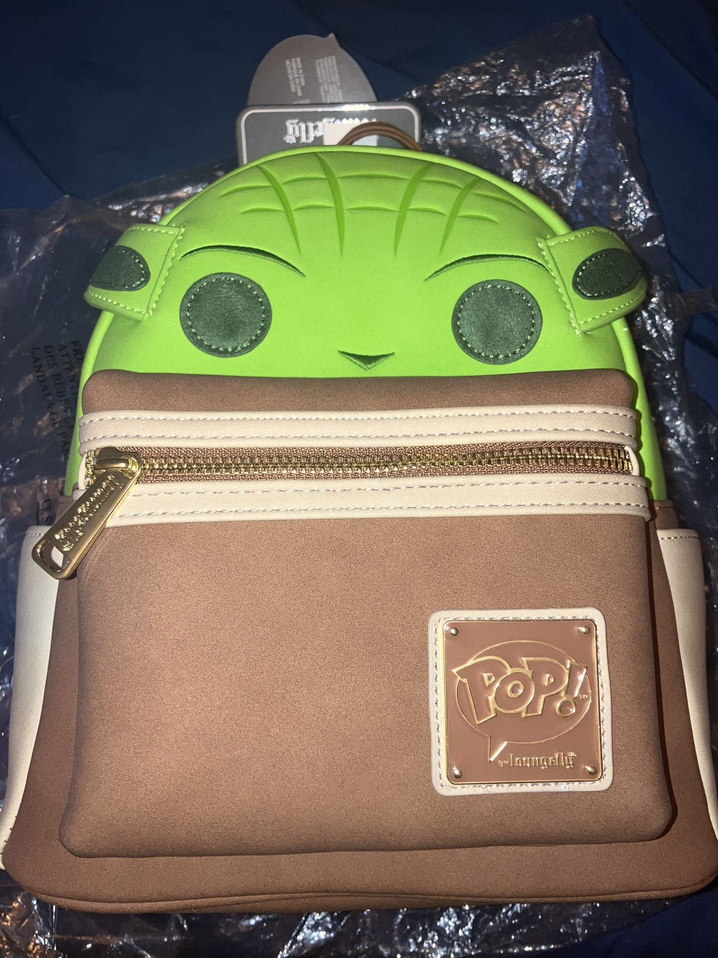 Yoda pop backpack by loungefly