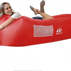 WEKAPO Inflatable Sun Lounger, Air Sofa, Hammock, Portable, Waterproof 