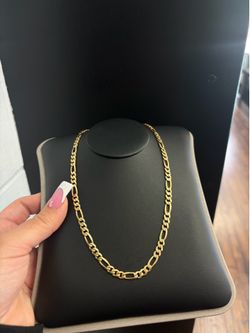14K FIGARO CHAIN