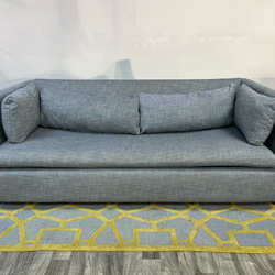 ( Delivery Available ) West Elm Shelter Gray Sofa with Sleeper