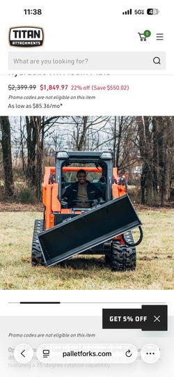 Skid steer tilt attachment