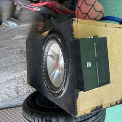 10” kicker sub and 1000w amp