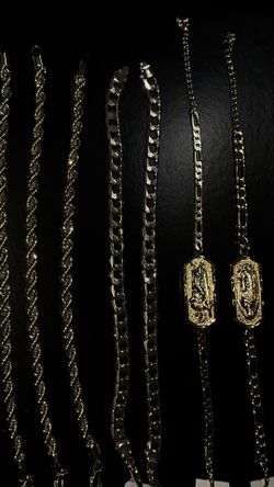 Gold plated bracelets