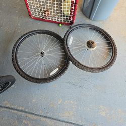 22 Inch Mountain Bike Tires (With Bolts)