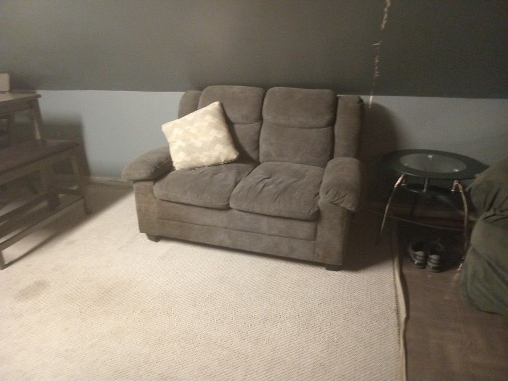 Grey Loveseat