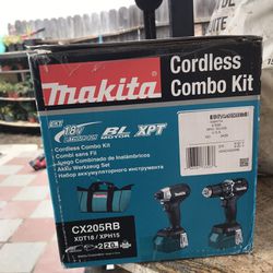 Makita Cordless Combo Kit New Open Box 