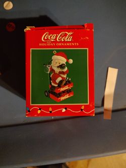 Coca-Cola Santa Ornament From 1997