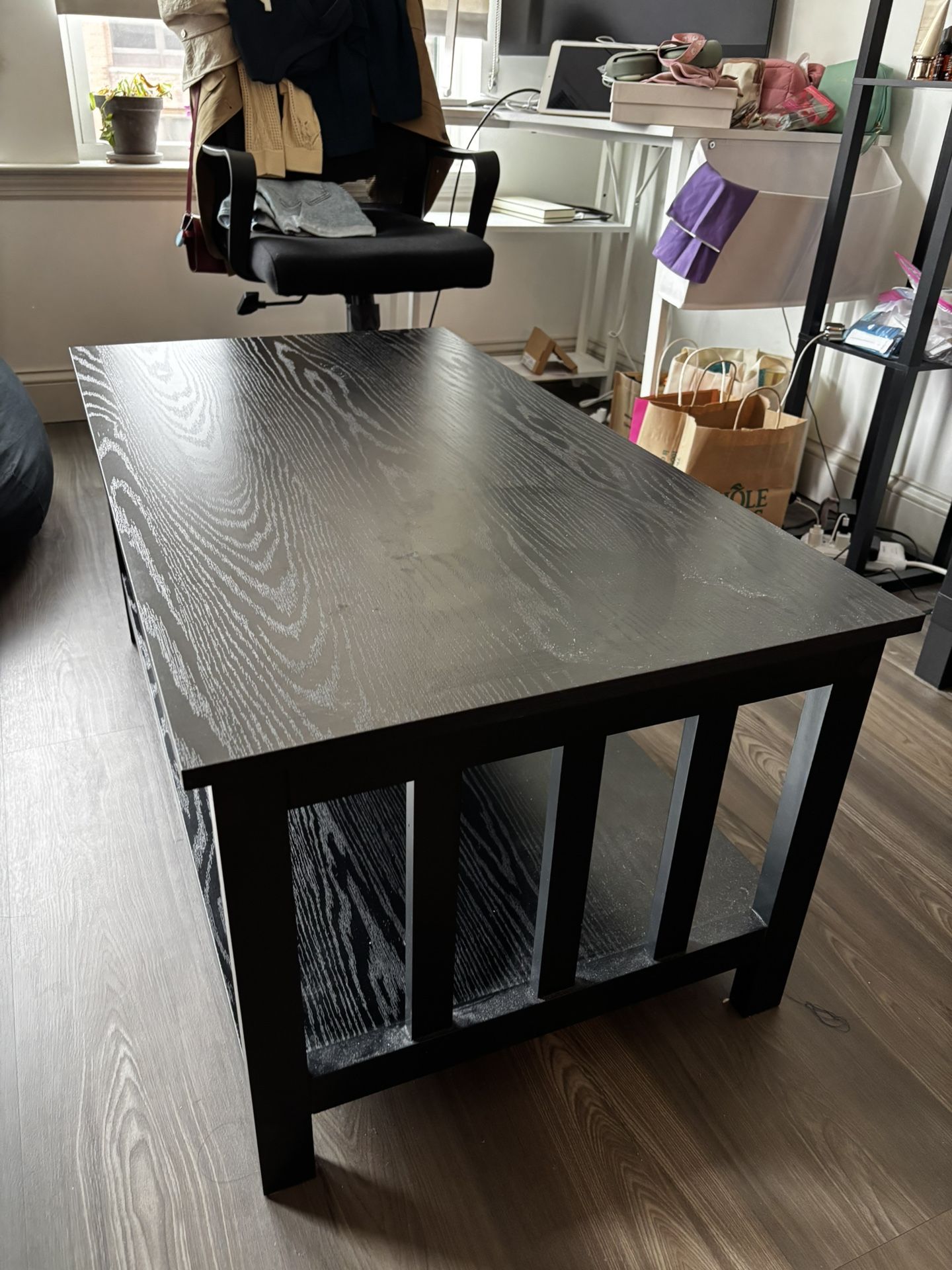 Black coffee table